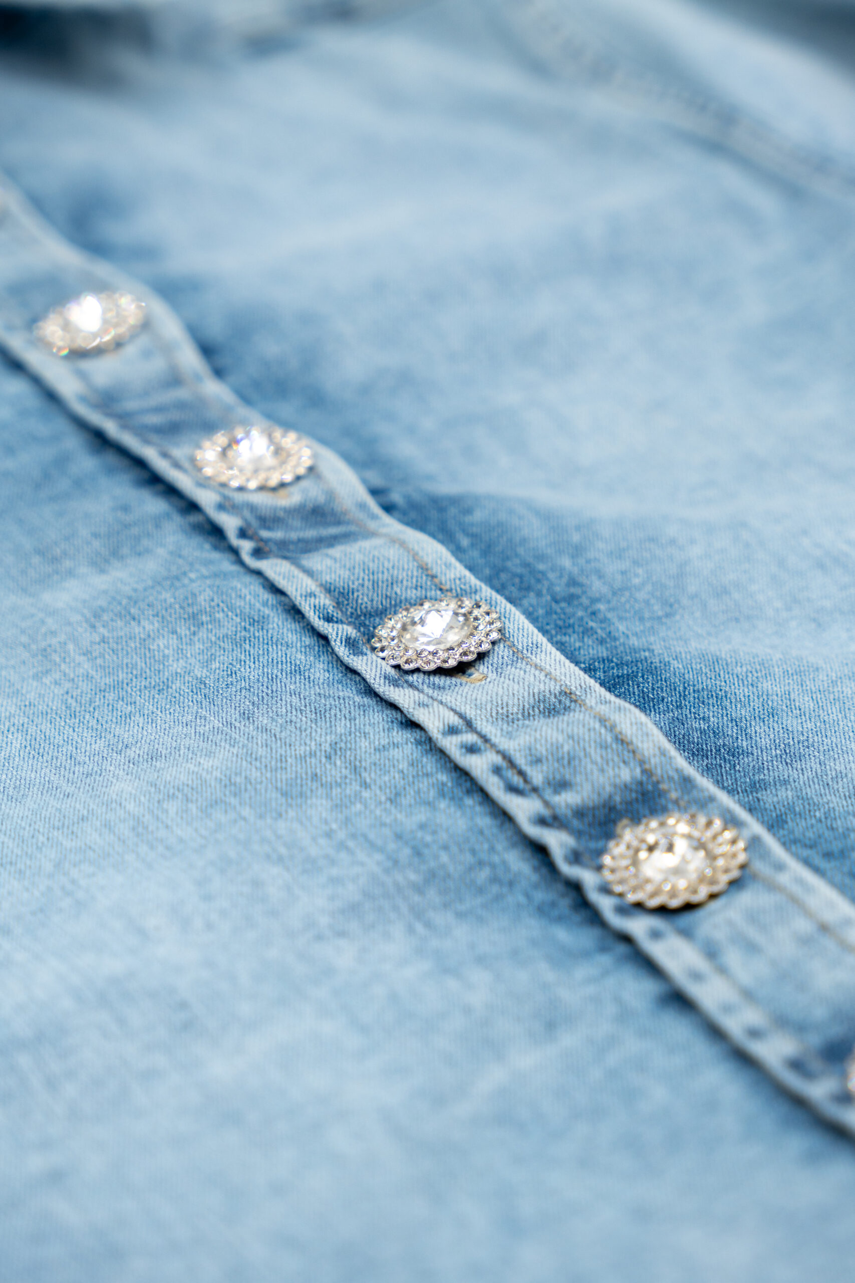 Boutons Décoratifs Fleur Avec Strass – Clip Métal – 2,5 Cm – Pour Jeans, Robes, Chemisiers